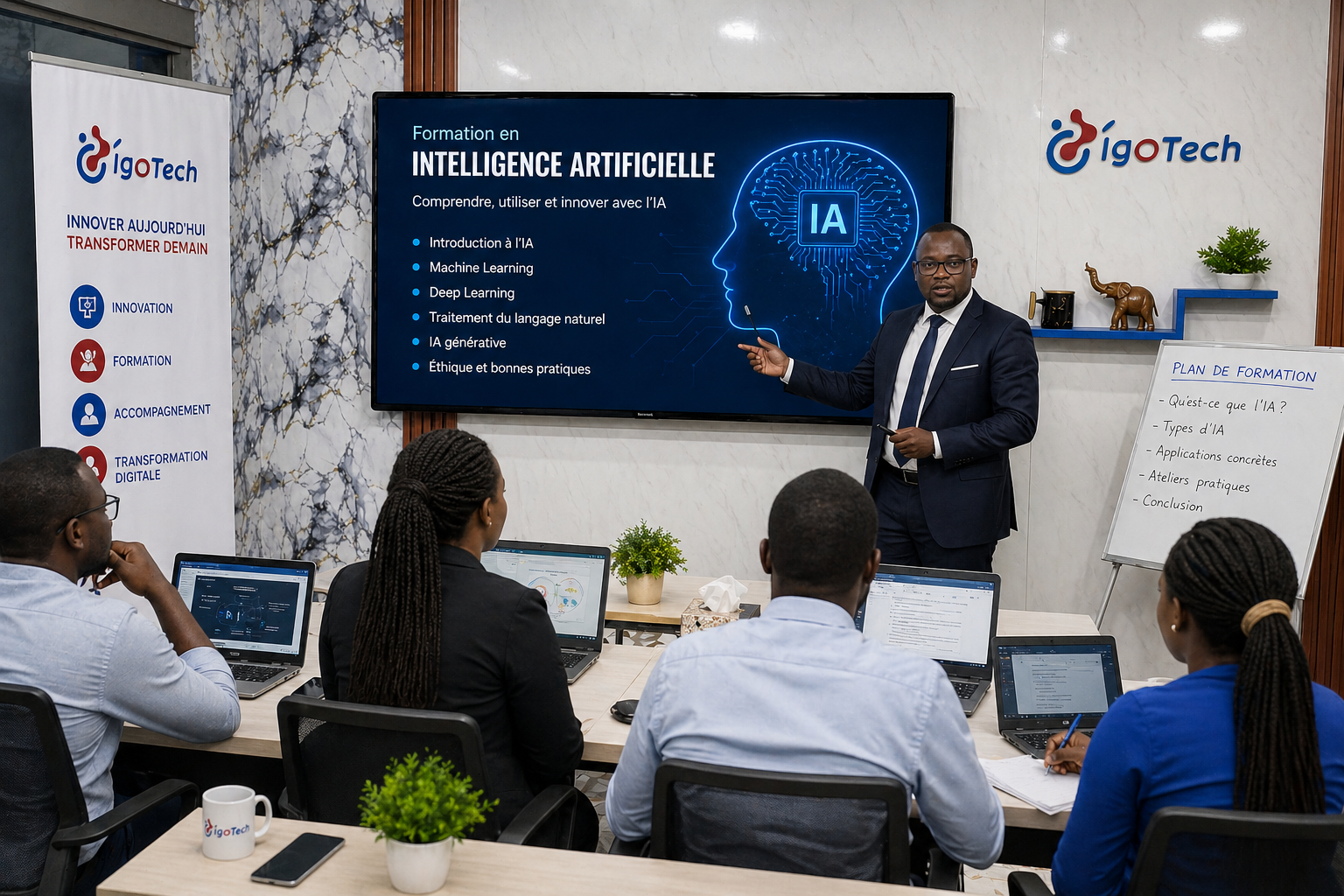 IgoTech lance ses nouvelles formations en IA pour les jeunes tchadiens